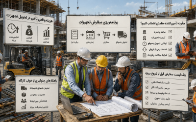 تأخیر در تحویل تجهیزات قالب‌بندی